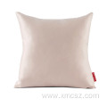 Solid Color Satin Silk Pillowcase Cushion Cover